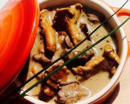 Boeuf Stroganoff z Polędwicy Wołowej