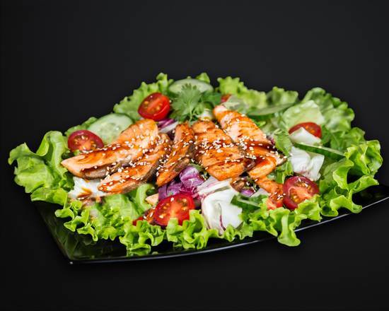 Grilled Salmon Salad