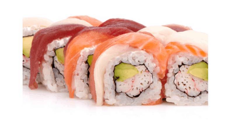 CALIFORNIA RAINBOW MAKI 8 SZT