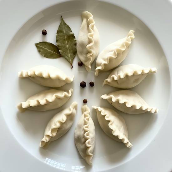 Dim sum z grzybami mun i shitake - 9 szt. (gotowane)