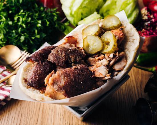 Kebab in Turkish Bread
