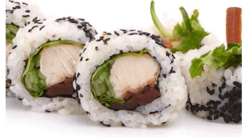 CALIFORNIA FUTOMAKI RYBA MAŚLANA 5 SZT