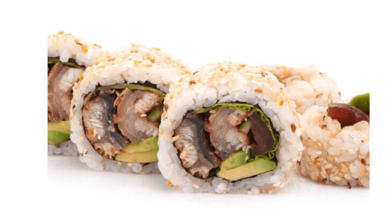 CALIFORNIA FUTOMAKI PIECZONY WĘGORZ 5 SZT