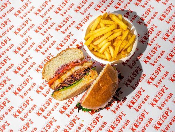 Chicken Spicy Burger Set