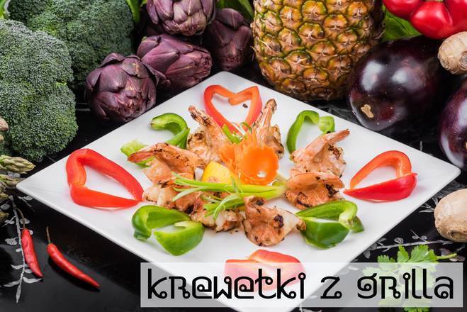 Krewetki z Grilla (8 sztuk)