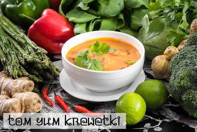 Zupa Tom Yum z Kurczakiem